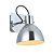 ARANDELA HAUS 16CM X 21,5CM X 19CM  1XE27 127V / 220V CROMADO - Imagem 1