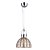 PENDENTE FUZZY D 22CM X 145CM  1XE27 127V / 220V ÂMBAR E CROMADO - Imagem 1