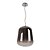 PENDENTE SPEC D 32CM X 38CM  1XE27 127V / 220V CROMADO E FUME DEGRADE - Imagem 1