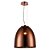 PENDENTE SONG D 30CM X 34CM  1XE27 127V / 220V COBRE - Imagem 1