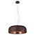 PENDENTE CLUB D 60CM X 20CM  1XE27 127V / 220V COBRE E NATURAL - Imagem 1
