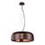 PENDENTE CLUB D 48CM X 18CM  1XE27 127V / 220V COBRE E MARROM - Imagem 1