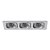 SPOT DE EMBUTIR MONET 13CM X 35CM X 3CM  3XE27 127V / 220V ESCOVADO - Imagem 1