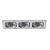 SPOT DE EMBUTIR MONET 9,5CM X 25,5CM X 2,5CM  2XGU10 127V / 220V BRANCO - Imagem 1