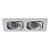 SPOT DE EMBUTIR MONET 9,5CM X 17,5CM X 2,5CM  2XGU10 127V / 220V ESCOVADO - Imagem 1