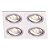 SPOT DE EMBUTIR ECCO 24CM X 24CM X 4CM  4XGU10 127V / 220V CINZA - Imagem 1