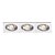 SPOT DE EMBUTIR ECCO 12CM X 36CM X 4CM  3XGU10 127V / 220V CINZA - Imagem 1
