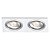 SPOT DE EMBUTIR ECCO 24CM X 12CM X 8CM  2XGU10 127V / 220V CINZA - Imagem 1