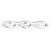 SPOT DE EMBUTIR OUSE 9CM X 5,8CM X 25,4CM  3XGU10 127V / 220V BRANCO - Imagem 1
