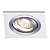 SPOT DE EMBUTIR ECCO 17CM X 17CM X 5CM  1XE27 127V / 220V PRATA - Imagem 1