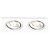 SPOT DE EMBUTIR ECCO 12CM X 24CM X 2,5CM  2XE27 127V / 220V BRANCO - Imagem 1