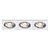 SPOT DE EMBUTIR ECCO 17CM X 51CM X 5CM  3XGU10 127V / 220V PRATA - Imagem 1