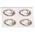 SPOT DE EMBUTIR ECCO 15CM X 15CM X 2,5CM  4XGU10 127V / 220V PRATA - Imagem 1