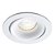 SPOT DE EMBUTIR LUNA D 13CM X 4,5CM  1XGU10 127V / 220V BRANCO - Imagem 1