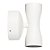 ARANDELA DUET 9CM X 9,5CM X 12CM  2 X LED 2,5W 127V / 220V BRANCO - Imagem 1