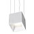 PENDENTE ARKITEK 10,5CM X 10,5CM X 10CM  1 X LED 9W 127V / 220V BRANCO - Imagem 1