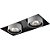 SPOT DE EMBUTIR ARKITEK 29,5CM X 29,5CM X 14,5CM  2 X LED 20W 127V / 220V BRANCO - Imagem 1