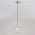 PENDENTE LAMP D 38CM X 33CM  1XG9 127V / 220V FRENCH GOLD E BRANCO - Imagem 1