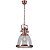 PENDENTE MARITIME D 35CM X 44CM  1XE27 127V / 220V COBRE E TRANSP - Imagem 1
