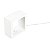 ABAJUR ALUMINIO 10CM X 5CM X 10CM  1 X LED 5W 127V / 220V BRANCO - Imagem 1