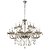 LUSTRE ANJOU CROMADO E CHAMPAGNE (D)82CM (A)100CM  18XE14 720W - Imagem 1