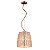 PENDENTE VIENNA D 25CM X 26CM  3XG9 127V / 220V COBRE E TRANSP - Imagem 1