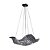 PENDENTE ARRAIA 56CM X 56CM  8XG9 127V / 220V CROMADO E TRANSP - Imagem 1