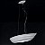 PENDENTE BOAT 98CM X 25CM X 138CM  3XE27 127V / 220V BRANCO - Imagem 1