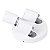SPOT DE SOBREPOR SPIN D 21CM X 13CM  3XGU10 127V / 220V BRANCO - Imagem 1