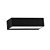 ARANDELA LINE 8CM X 17,3CM X 4,6CM 3000 K LED PRETO - Imagem 1