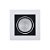SPOT DE EMBUTIR POLI 10,2CM X 10,2CM X 5,3CM 2700 K DICROICA BRANCO E PRETO - Imagem 1