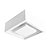 PLAFON HIDE 22CM X 22CM X 8,5CM 3000 K LED BRANCO - Imagem 1
