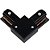 TERMINAL PARA TRILHO DE SOBREPOR PRETO - Imagem 1