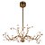 PENDENTE TSUKI D 82CM X 40CM  32 X LED 48W BRONZE E TRANSP - Imagem 1