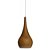 PENDENTE FOLIATE D 19,5CM  X 41,5CM  1XE27 127V / 220V NATURAL - Imagem 1