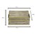 CAIXA DECORATIVA MADEIRA MANGO MARFIM 20x15x8cm - Imagem 18