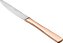 CJ 12 FACAS DE AÇO INOX P/SOBREMESA PVD ROSÉ GOLD PISA - Imagem 1