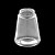 AÇUCAREIRO VIDRO C/CANUDO METAL PRETO 250ml - Imagem 2