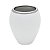 VASO DECORATIVO CERÂMICA BRANCO 18x13x20cm - Imagem 1