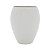 VASO DECORATIVO CERÂMICA BRANCO 20x15x25cm - Imagem 2