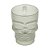 CANECA CHOPP E CERVEJA VIDRO CAVEIRA ROCK STYLE FOSCA 510ml - Imagem 2