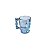 CANECA CHOPP E CERVEJA VIDRO CAVEIRA ROCK AZUL RAINBOW 510ml - Imagem 3