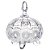 POTICHE VERSAILLES EM CRISTAL D18XA20CM - Imagem 1