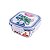 POTE DE VIDRO HERMETICO QUADRADO 300 ML AZUL - Imagem 7
