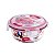 POTE DE VIDRO HERMETICO REDONDO 620 ML VERMELHO - Imagem 6