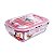 POTE DE VIDRO HERMETICO RETANGULAR 640 ML VERMELHO - Imagem 7