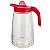 JARRA DE VIDRO PARA SUCO 1,5 L VERMELHA - Imagem 1