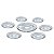 CJ. DE PRATOS DE VIDRO 7 PC. BUBBLE - Imagem 3