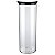 POTE DE VIDRO SLIM COM TAMPA PLASTICA 1,7L PRETO - Imagem 3