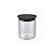POTE DE VIDRO SLIM COM TAMPA PLASTICA 0,7L PRETO - Imagem 4
